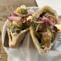 Falafel & Hummus Pitaa  at Chick Pea  in Oxford