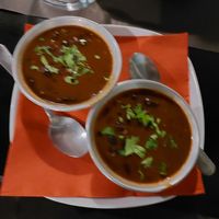 Black beans at DuFogo Take Away in Santa Maria