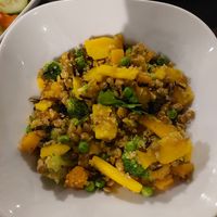 Quinoa with vegetables at DuFogo Take Away in Santa Maria
