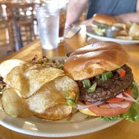 Chips and Asian slaw  at LuLu Cafe & Bar in Milwaukee