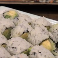 AAC (avocado asparagus cucumber) roll at Sushi Hut in Orlando