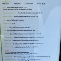 Menu  at Something Healthy Cafe in Sierra Madre