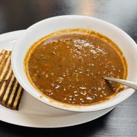Minestrone soup   at Something Healthy Cafe in Sierra Madre