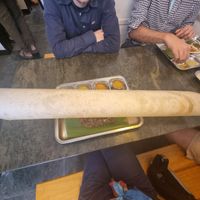 Paper dosa at Namaste Tiffins in Alappuzha