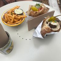   at Queen Ester Falafel Bar in Newport