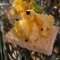 “Egg” sandwich  at Living Room Bar in Brisbane