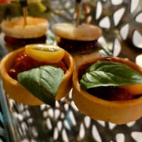 Great vegan high tea  at Living Room Bar in Brisbane