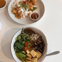 Butter chicken & Vietnamese pho  at Kynd Community - Canggu in Canggu