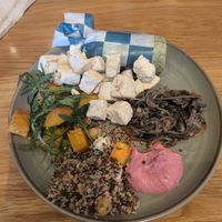 My platter from the buffet at The Daily - Rove Dubai Marina in Dubai