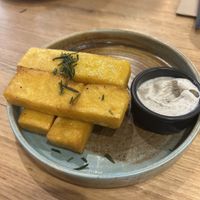 Polenta chips  at Farro Pizzeria in Hawthorn