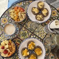 Acai bowl and porridge  at Ecologica Bistrot in Palermo
