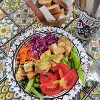 Salad Tofu mar at Ecologica Bistrot in Palermo