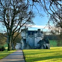 The castle  at Castle Fraser Tearoom in Inverurie