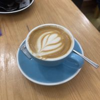 Leche de avena (oat milk)  at Lilo Brunch in Madrid