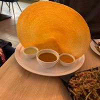 Nylon plain dosa - thin version  at Dosa.com - The South Indian Restaurant in Dusseldorf