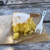 Citrus cake (Vegan, Gluten Free)  at Mobjack Bay Coffee Roasters and Petite Cafe in Yorktown