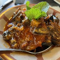 Eggplant Mussaka  at Omaya's Lebanese Cuisine in Santa Clarita