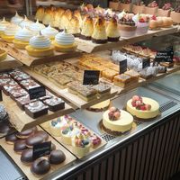 Vegan items are marked with green dot at Epi Bageri and Cafe in Gavle