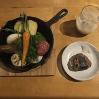 Dish name: vegetable steak  at Iki Laboratory in Sapporo