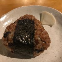 Dish name: Nagaoka style brown rice Ball  at Iki Laboratory in Sapporo