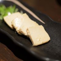 Miso tofu 'cream cheese' at Iki Laboratory in Sapporo