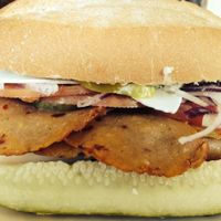 buffalo turkey sub at Dough Bakery in Atlanta