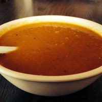 curry carrot soup at Dough Bakery in Atlanta