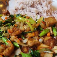 Crispy duck at Mandala Vegetarian & Vegan in Koh Kut