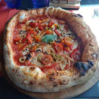 Pizza vegana at Peppino Century in Lugo