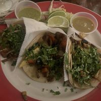 Vegan tacos   at Gaby's Cafe in Ellenville