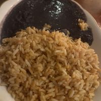 Vegan rice and beans   at Gaby's Cafe in Ellenville