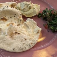 The best hummus and best tabouleh I have ever tasted anywhere!   at Byblos Grill Bakery Restaurant in Yerevan