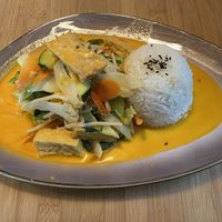Tofu mit Gemüse und Reis  at Mr. Ha in Bad Waldsee