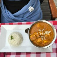 vegan Tofu with Ceshew Sos at Buddha Lounge in Gdansk