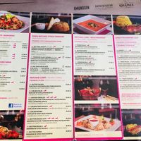  the regular menu  at Buddha Lounge in Gdansk