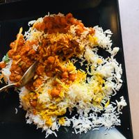 rice with sauce  at Buddha Lounge in Gdansk