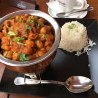 Chana masala at Buddha Lounge in Gdansk
