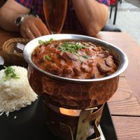 Red beans in tomato sauce at Buddha Lounge in Gdansk