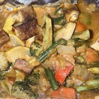 Tofu curry (#20)  at Lemongrass in Tucson