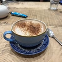 Vegan hot chocolate   at Edensor Tea Cottage in Bakewell