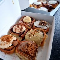 Boxes with rolls at Have A Roll in Ghent