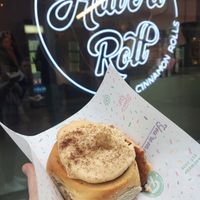 Coffee cinnamon roll at Have A Roll in Ghent