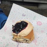 Peanut butter jelly cinnamon roll at Have A Roll in Ghent