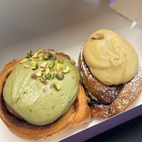 Pistachio and Berliner   at Have A Roll in Ghent