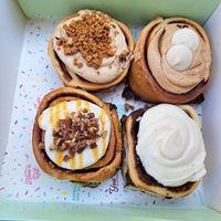 FLTR: speculoos - bueno - vanilla - pecan at Have A Roll in Ghent