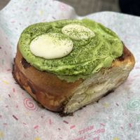 Matcha white chocolate special January 🌱   at Have A Roll in Ghent