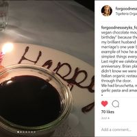 vegan chocolatte mousse at Tigelleria Organic Restaurant in Campbell