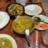 Roti and mango chutney   at Cherry Burmese in Chiang Mai