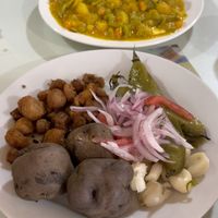 Not sure what this was haha at Loving Hut - Titikaka in Puno