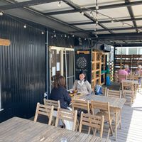 Outside dining area at Seed Cafe シードカフェ in Fujinomiya